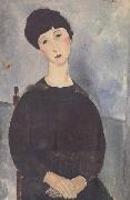 Amedeo Modigliani, Jeune fille assise (mk38)